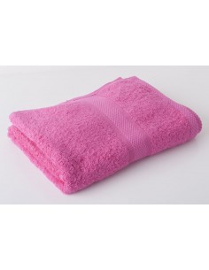 Ręcznik bawełniany kąpielowy w kolorze fuksji  VL 500 GSM 125x70